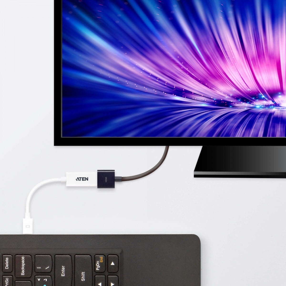 ATEN ATEN Mini DisplayPort to HDMI Adapter - CAVI PER COMPUTER E PERIFERICHE | TecnoCARE.net Sabaudia, Latina, Terracina, San Felice Circeo e Pontinia