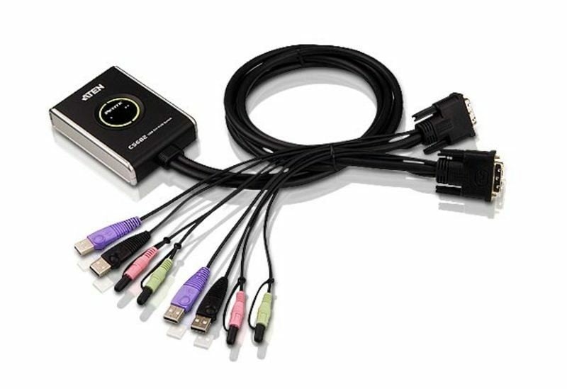 ATEN ATEN CS682-AT switch per keyboard-video-mouse (kvm) Nero - TASTIERE E CONTROLLER | TecnoCARE.net Sabaudia, Latina, Terracina, San Felice Circeo e Pontinia