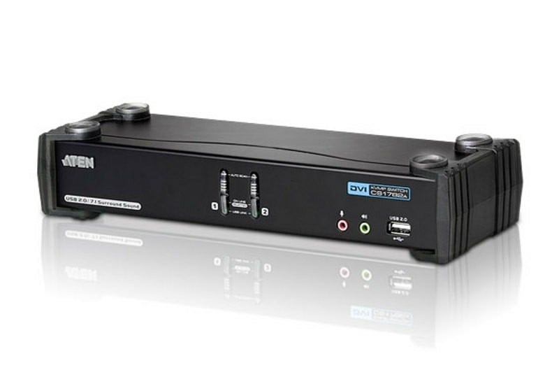 ATEN ATEN 2-Port USB DVI Dual Link/CH7.1 Audio KVMP Switch - TASTIERE E CONTROLLER | TecnoCARE.net Sabaudia, Latina, Terracina, San Felice Circeo e Pontinia