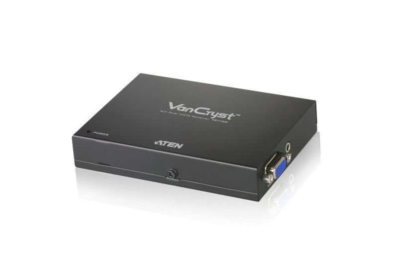 ATEN ATEN VE170R-AT-G moltiplicatore AV Ricevitore AV Nero - ELABORAZIONI E DISTRIBUZIONI DEL SEGNALE | TecnoCARE.net Sabaudia, Latina, Terracina, San Felice Circeo e Pontinia