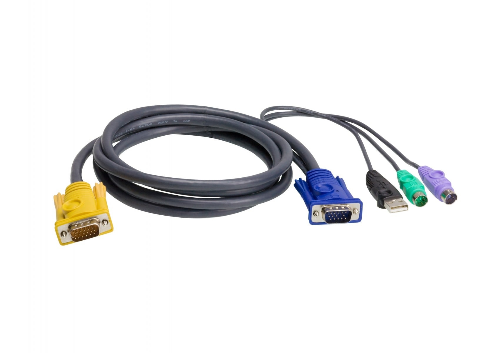ATEN ATEN Cavo KVM PS/2-USB – 3 m - 3 m - PS/2 - PS/2 - VGA - Nero - 2 x PS/2 - USB A - HDB-15 - CAVI PER COMPUTER E PERIFERICHE | TecnoCARE.net Sabaudia, Latina, Terracina, San Felice Circeo e Pontinia