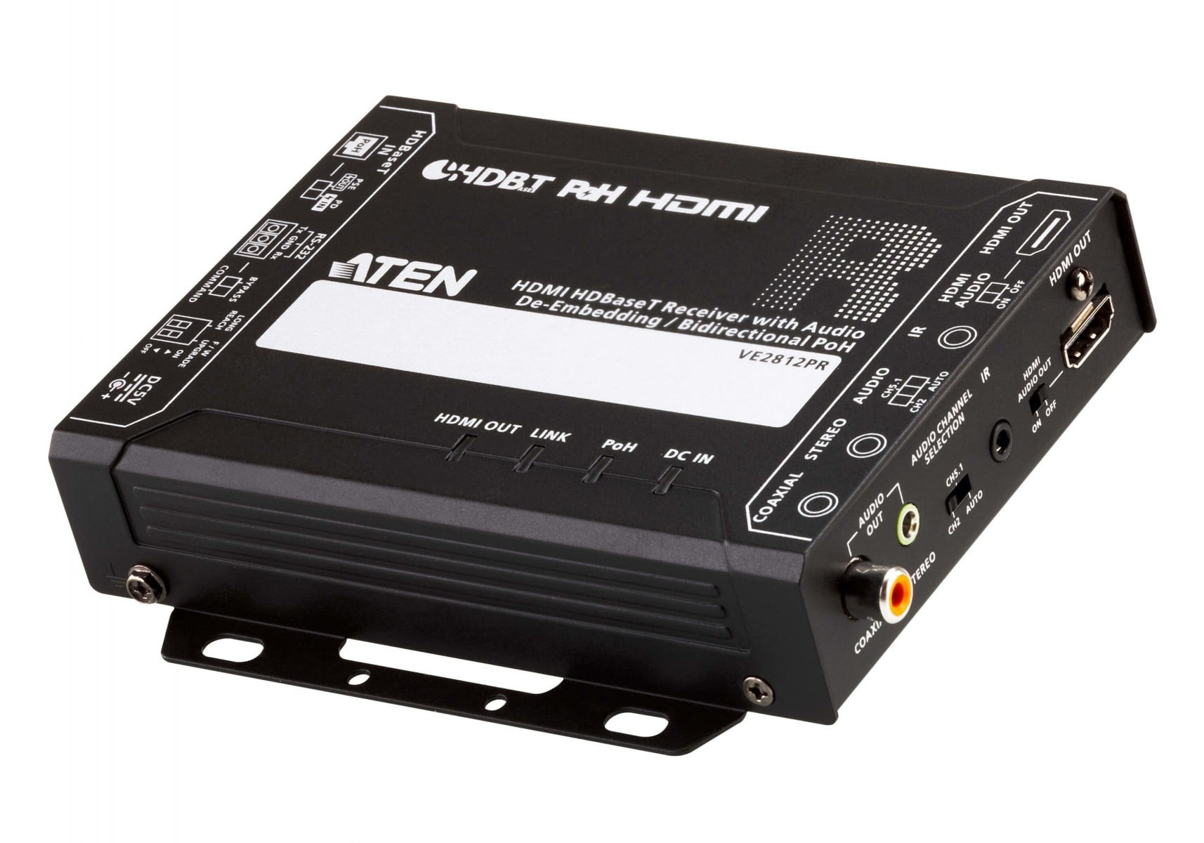 ATEN ATEN VE2812PR Ricevitore AV Nero - ELABORAZIONI E DISTRIBUZIONI DEL SEGNALE | TecnoCARE.net Sabaudia, Latina, Terracina, San Felice Circeo e Pontinia