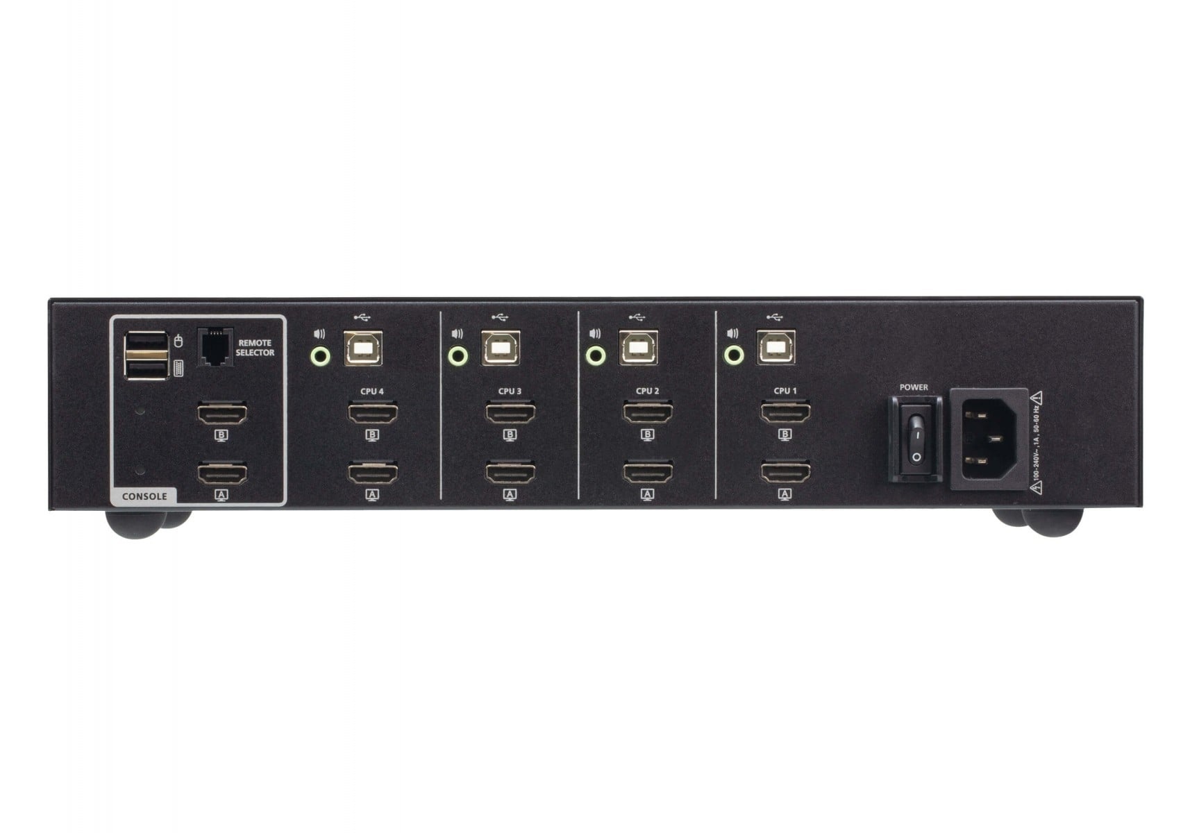 ATEN Aten CS1144H4-AT-G 4P USB HDMI Doppio Display PP4 Sicuro KVM - TASTIERE E CONTROLLER | TecnoCARE.net Sabaudia, Latina, Terracina, San Felice Circeo e Pontinia