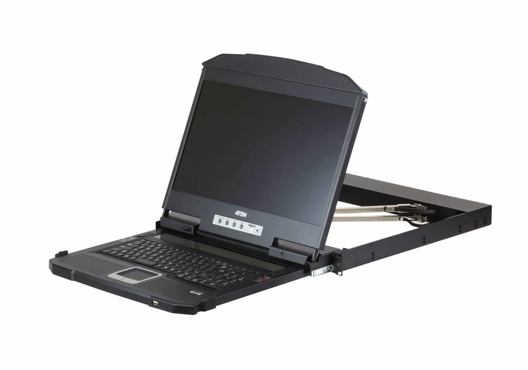 ATEN Aten CL3800NW-ATA-DNG 1U Ultra Short Depth Doppio Rail WideScreen FHD LCD Console (USB / HDMI / DVI / VGA) con tastiera scandinava - COMPONENTI | TecnoCARE.net Sabaudia, Latina, Terracina, San Felice Circeo e Pontinia