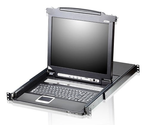 ATEN Aten CL5708N-ATA-DNG 8-Port PS/2-USB VGA 19" LCD Switch KVM with Daisy-Chain Port USB Peripheral Support and con tastiera scandinava - COMPONENTI | TecnoCARE.net Sabaudia, Latina, Terracina, San Felice Circeo e Pontinia