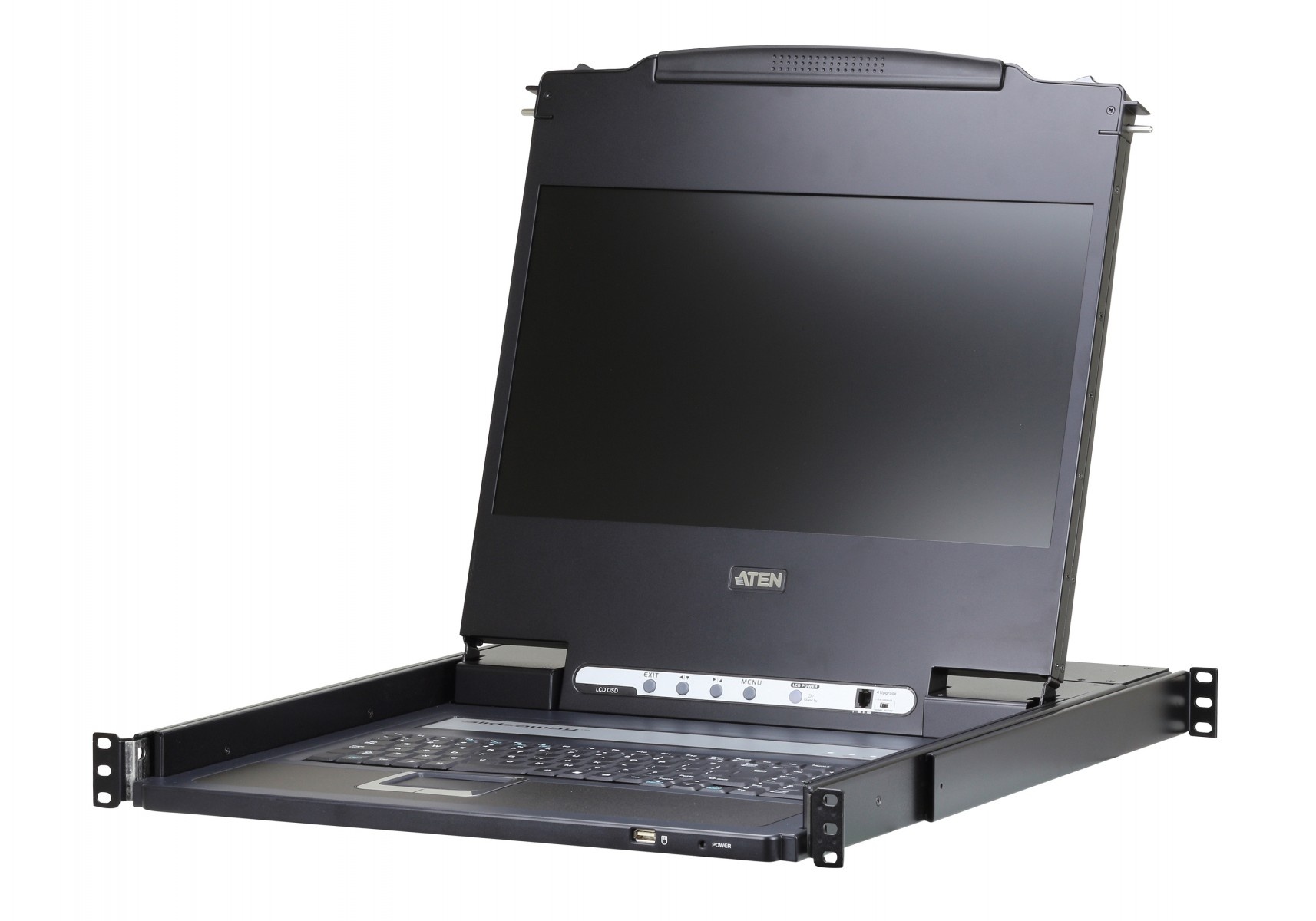 ATEN Aten CL6700MW-ATA-DNG USB DVI WideScreen Full HD 17.3" LCD Console with USB Peripheral Support and con tastiera scandinava - COMPONENTI | TecnoCARE.net Sabaudia, Latina, Terracina, San Felice Circeo e Pontinia