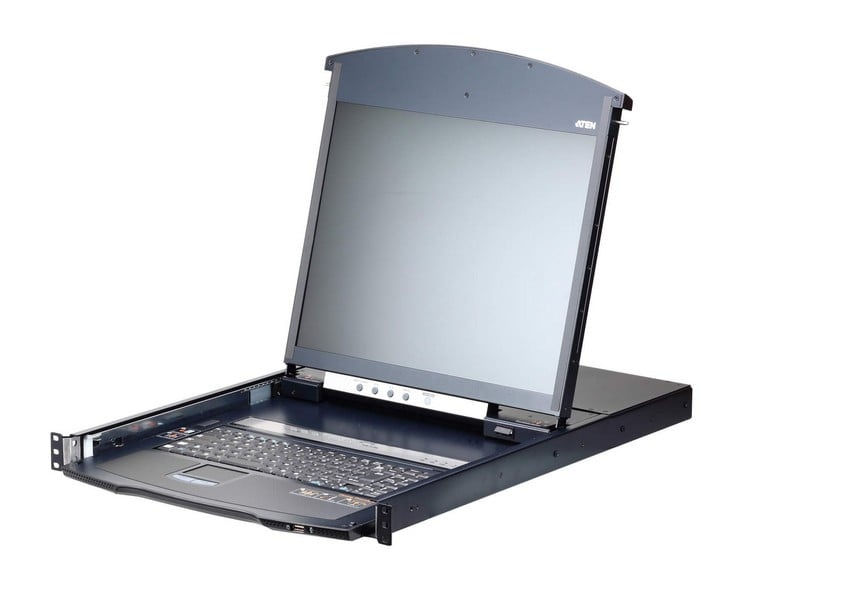 ATEN Aten KL1108VN-AXA-FG 8-Port Cat 5 Doppio Rail 19" LCD KVM su IP Switch with Virtual Media and con tastiera inglese US - COMPONENTI | TecnoCARE.net Sabaudia, Latina, Terracina, San Felice Circeo e Pontinia