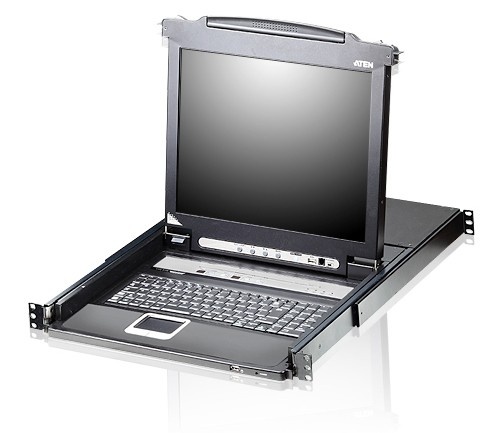 ATEN Aten CL5708N-ATA-GG 8-Port PS/2-USB VGA 19" LCD Switch KVM with Daisy-Chain Port USB Peripheral Support and con tastiera tedesca - COMPONENTI | TecnoCARE.net Sabaudia, Latina, Terracina, San Felice Circeo e Pontinia