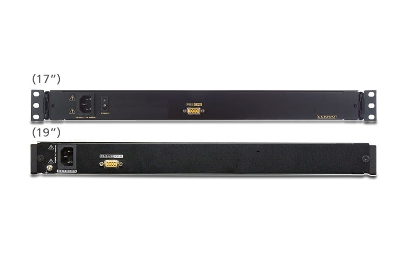 ATEN Aten CL1000M-ATA-ITG PS/2 VGA 17" LCD Console con tastiera italiana - COMPONENTI | TecnoCARE.net Sabaudia, Latina, Terracina, San Felice Circeo e Pontinia