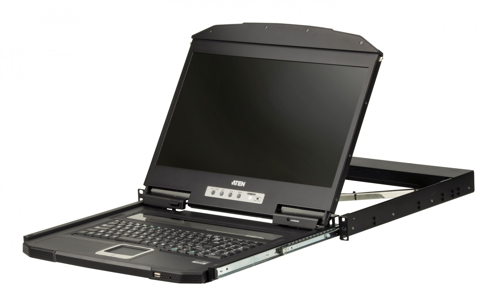 ATEN Aten CL3700NW-ATA-SG 1U Ultra Short Depth Single Rail WideScreen LCD Console (USB / HDMI) 1920x1080 con tastiera spagnola - COMPONENTI | TecnoCARE.net Sabaudia, Latina, Terracina, San Felice Circeo e Pontinia