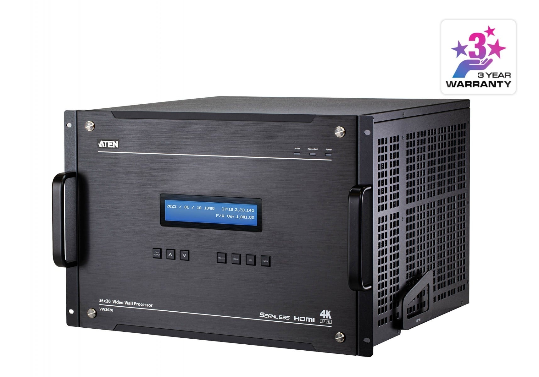 ATEN ATEN VW3620-AT-G processore video a parete Nero 573,4 W - ELABORAZIONI E DISTRIBUZIONI DEL SEGNALE | TecnoCARE.net Sabaudia, Latina, Terracina, San Felice Circeo e Pontinia
