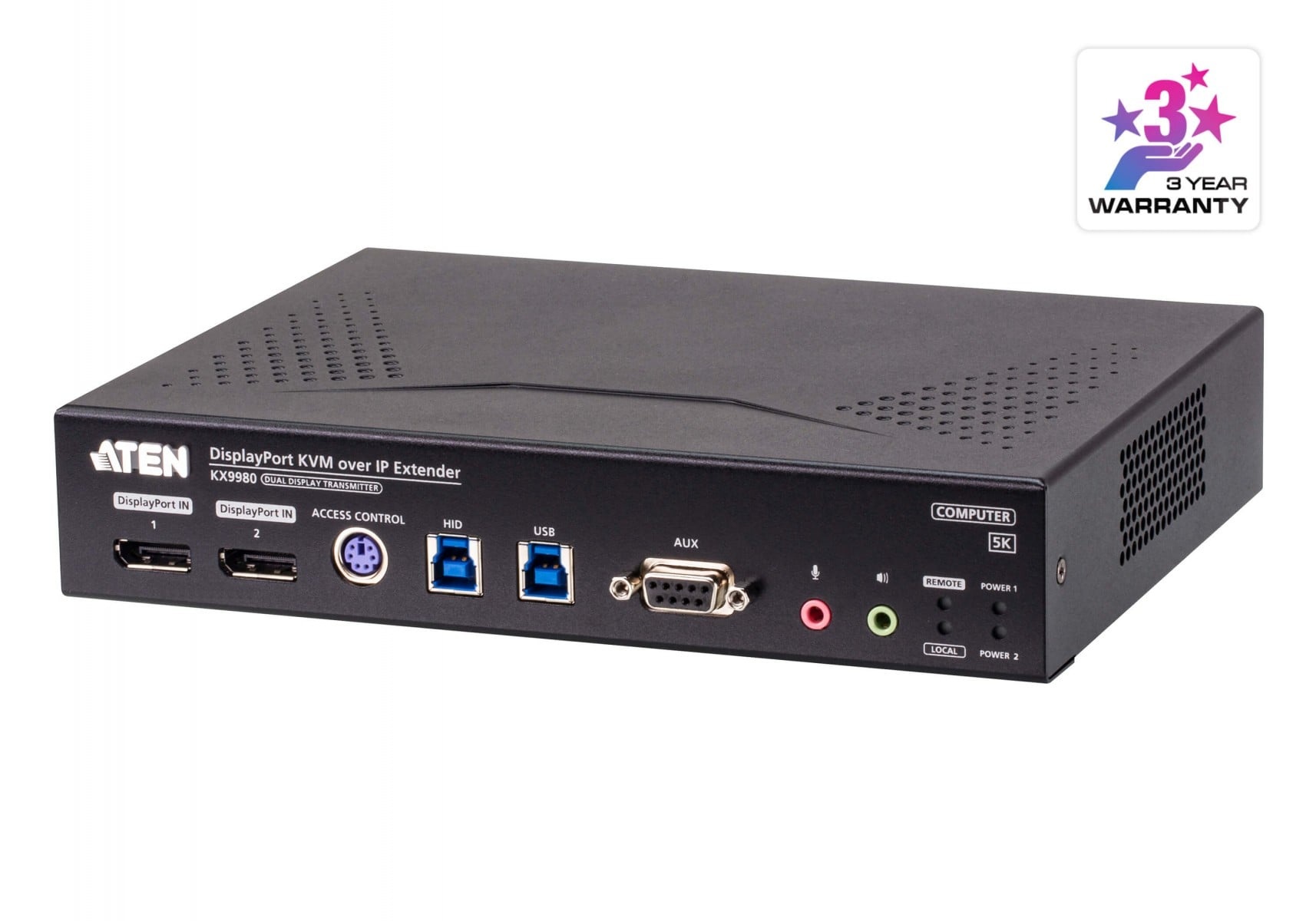 ATEN Aten KX9980T-AX-G 5K Doppio DisplayPort KVM su IP Trasmettitore - TASTIERE E CONTROLLER | TecnoCARE.net Sabaudia, Latina, Terracina, San Felice Circeo e Pontinia