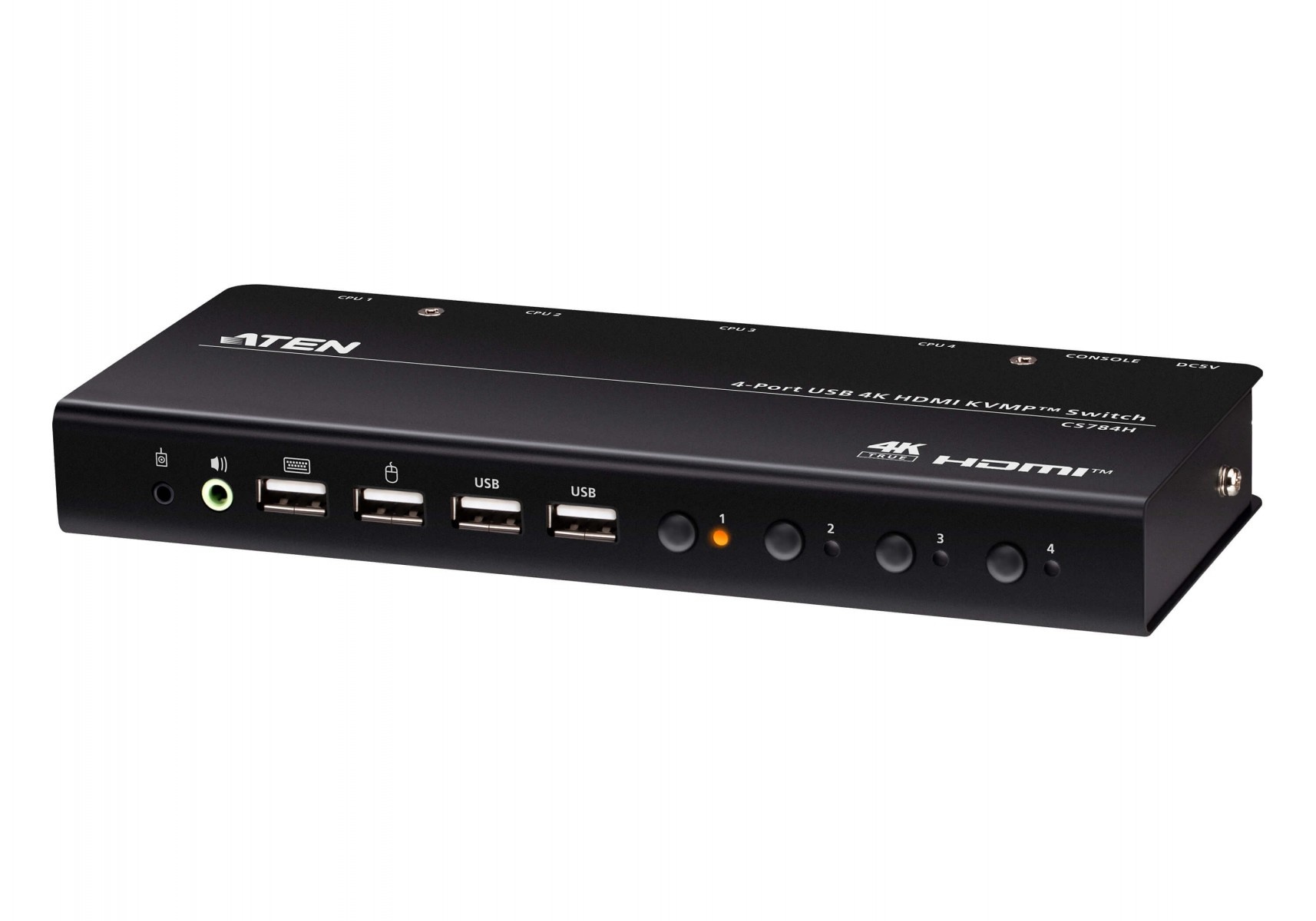 ATEN Aten CS784H-AT-G 4-Port USB 4K HDMI KVMP™ Switch - TASTIERE E CONTROLLER | TecnoCARE.net Sabaudia, Latina, Terracina, San Felice Circeo e Pontinia