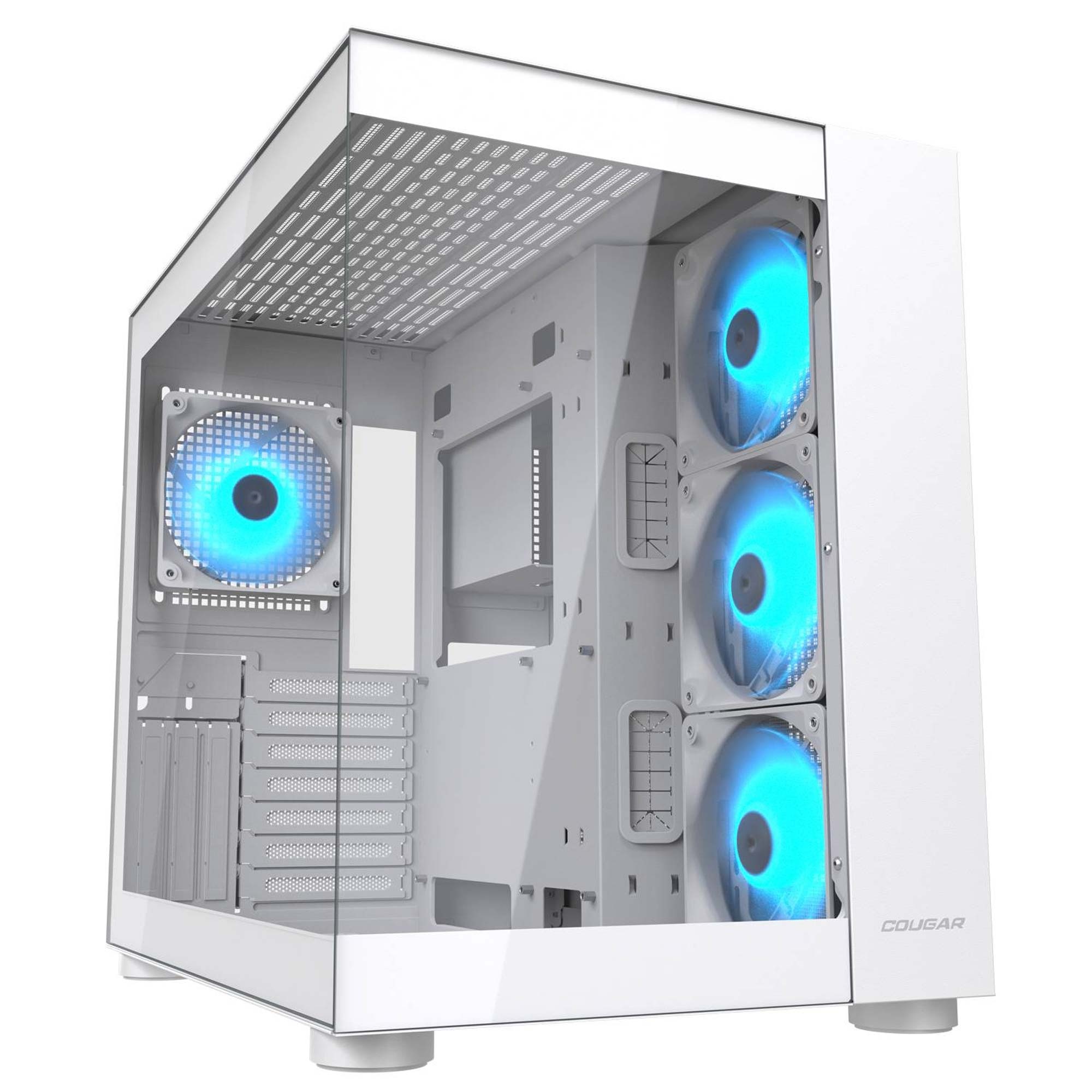 COUGAR Cougar FV150 RGB, Mid-Tower, Vetro Temperato - Bianco - CASE | TecnoCARE.net Sabaudia, Latina, Terracina, San Felice Circeo e Pontinia