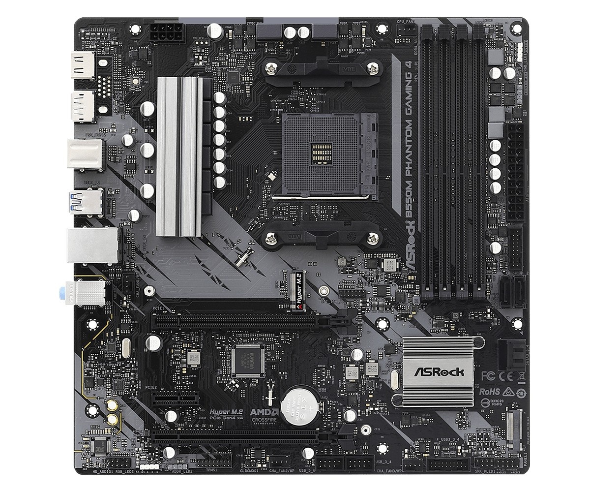 ASROCK ASRock B550M PHANTOM GAMING 4 Scheda madre AMD Ryzen 3000 con supporto DDR4 - COMPONENTI | TecnoCARE.net Sabaudia, Latina, Terracina, San Felice Circeo e Pontinia