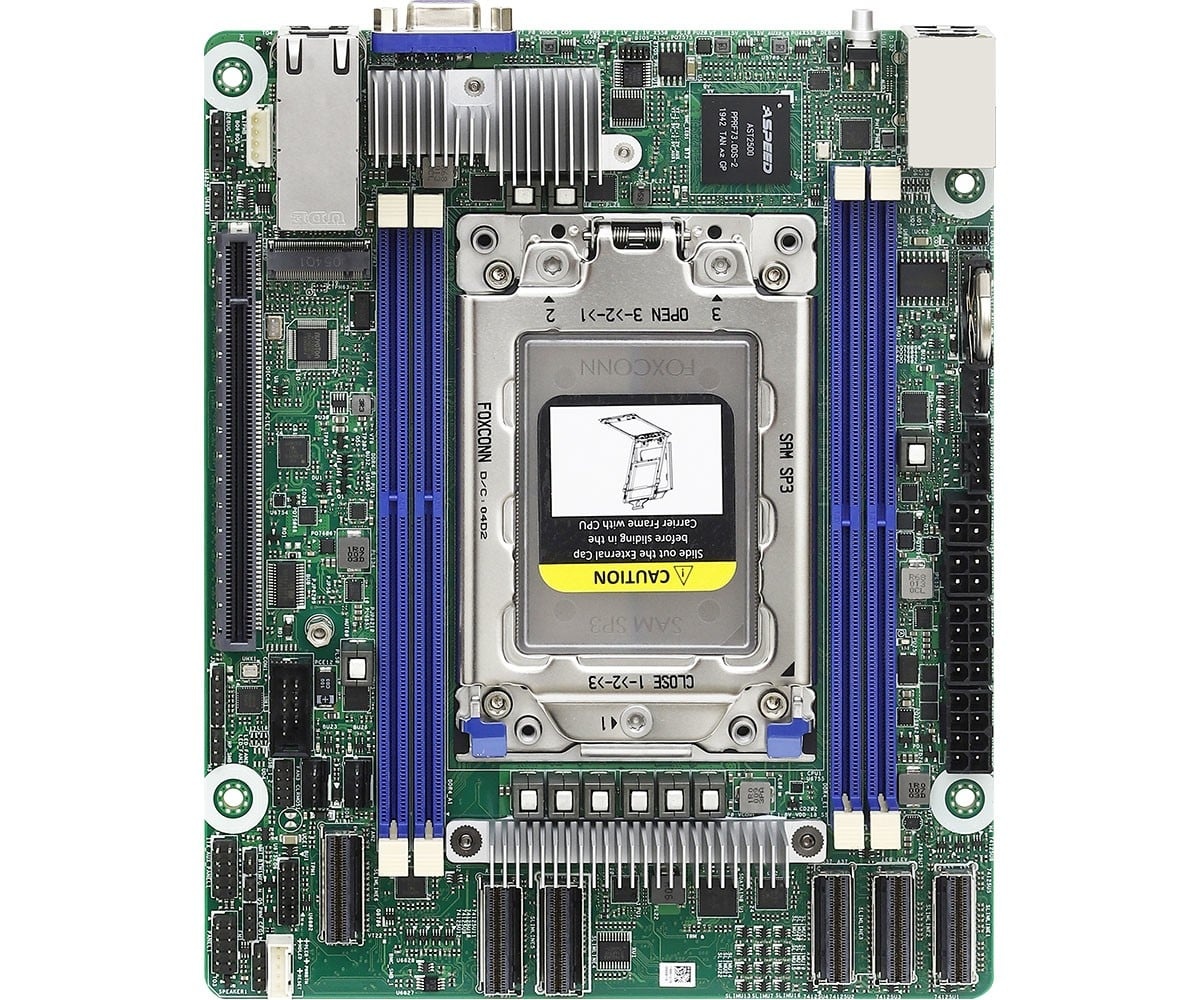 ASROCK ASRock ROMED4ID-2T, 1xSKT SP3, AMD EPYC 7000, SoC, SATA, NVMe, 1xM.2, 2x10GbE, IPMI - COMPONENTI | TecnoCARE.net Sabaudia, Latina, Terracina, San Felice Circeo e Pontinia