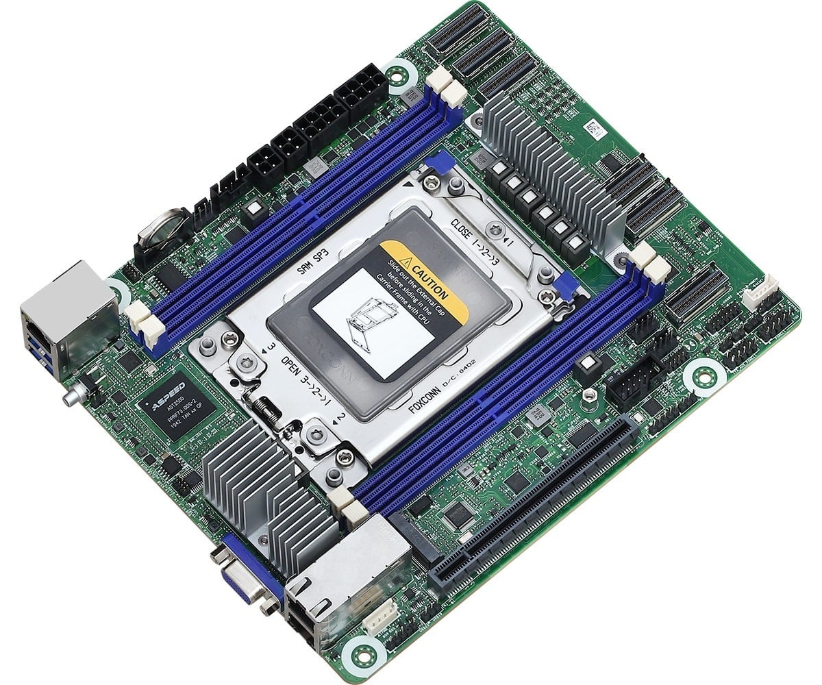 ASROCK ASRock ROMED4ID-2T, 1xSKT SP3, AMD EPYC 7000, SoC, SATA, NVMe, 1xM.2, 2x10GbE, IPMI - COMPONENTI | TecnoCARE.net Sabaudia, Latina, Terracina, San Felice Circeo e Pontinia