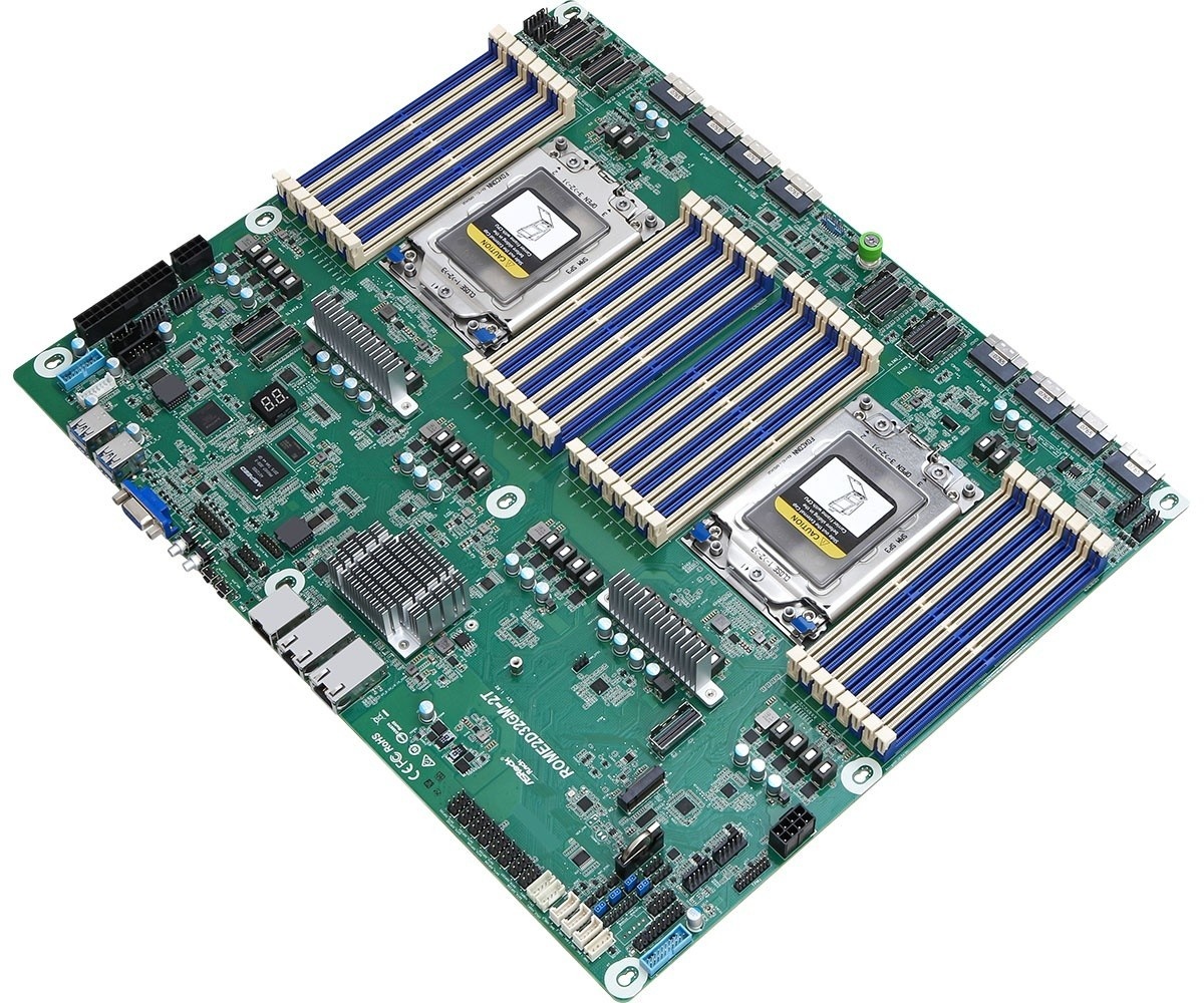 ASROCK ASRock ROME2D32GM-2T, 1xSKT SP3, AMD EPYC 7003, SoC, SATA, NVMe, 1xM.2, 2x10GbE, IPMI - COMPONENTI | TecnoCARE.net Sabaudia, Latina, Terracina, San Felice Circeo e Pontinia