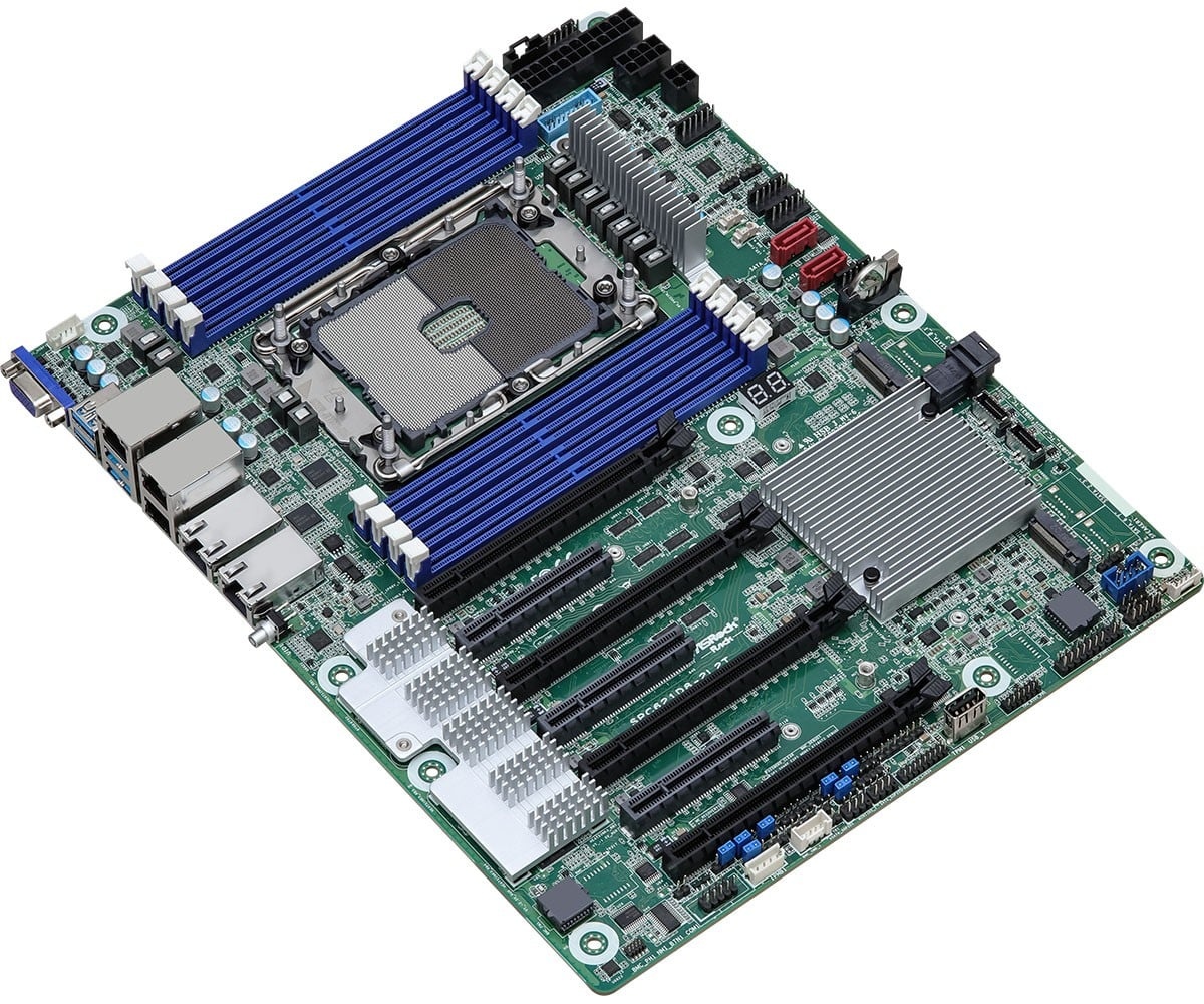 ASROCK ASRock SPC621D8-2L2T, 1xSKT LGA4189, 3Gen. Intel Xeon Scalable, C621A, 8xDIMM, SATA, 2xM.2, 2x10GbE, 2x1GbE, IPMI - COMPONENTI | TecnoCARE.net Sabaudia, Latina, Terracina, San Felice Circeo e Pontinia