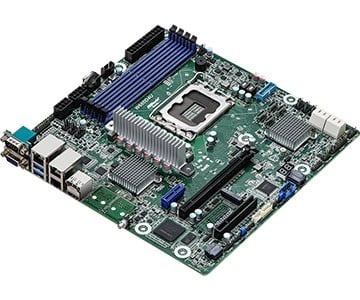 ASROCK ASRock W680D4U, 1xSKT LGA1700, Intel Core 12/13 Gen., W680, 4xDIMM, SATA, 1xM.2, 2x1GbE, IPMI - COMPONENTI | TecnoCARE.net Sabaudia, Latina, Terracina, San Felice Circeo e Pontinia