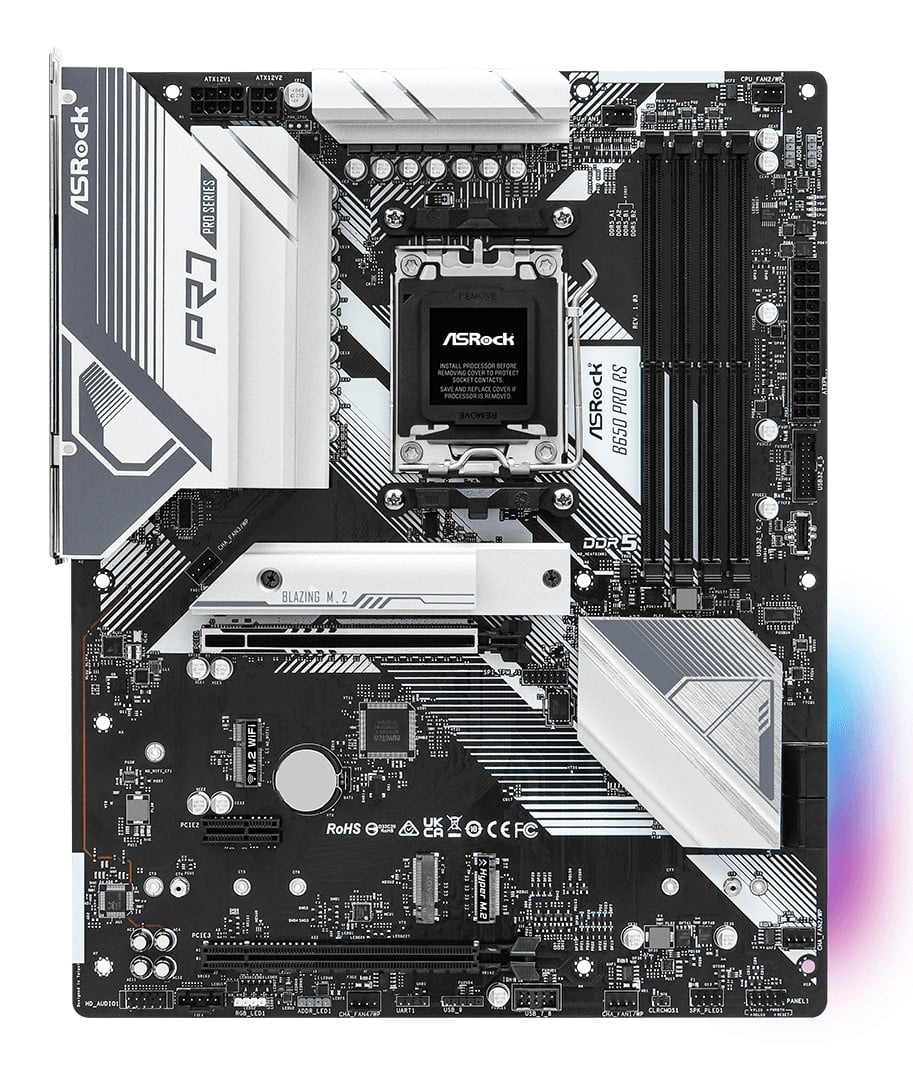 ASROCK ASRock 90-MXBL10-A0UAYZ Scheda madre B650 Pro RS ATX con DDR5 e Ethernet 2.5 Gigabit - COMPONENTI | TecnoCARE.net Sabaudia, Latina, Terracina, San Felice Circeo e Pontinia