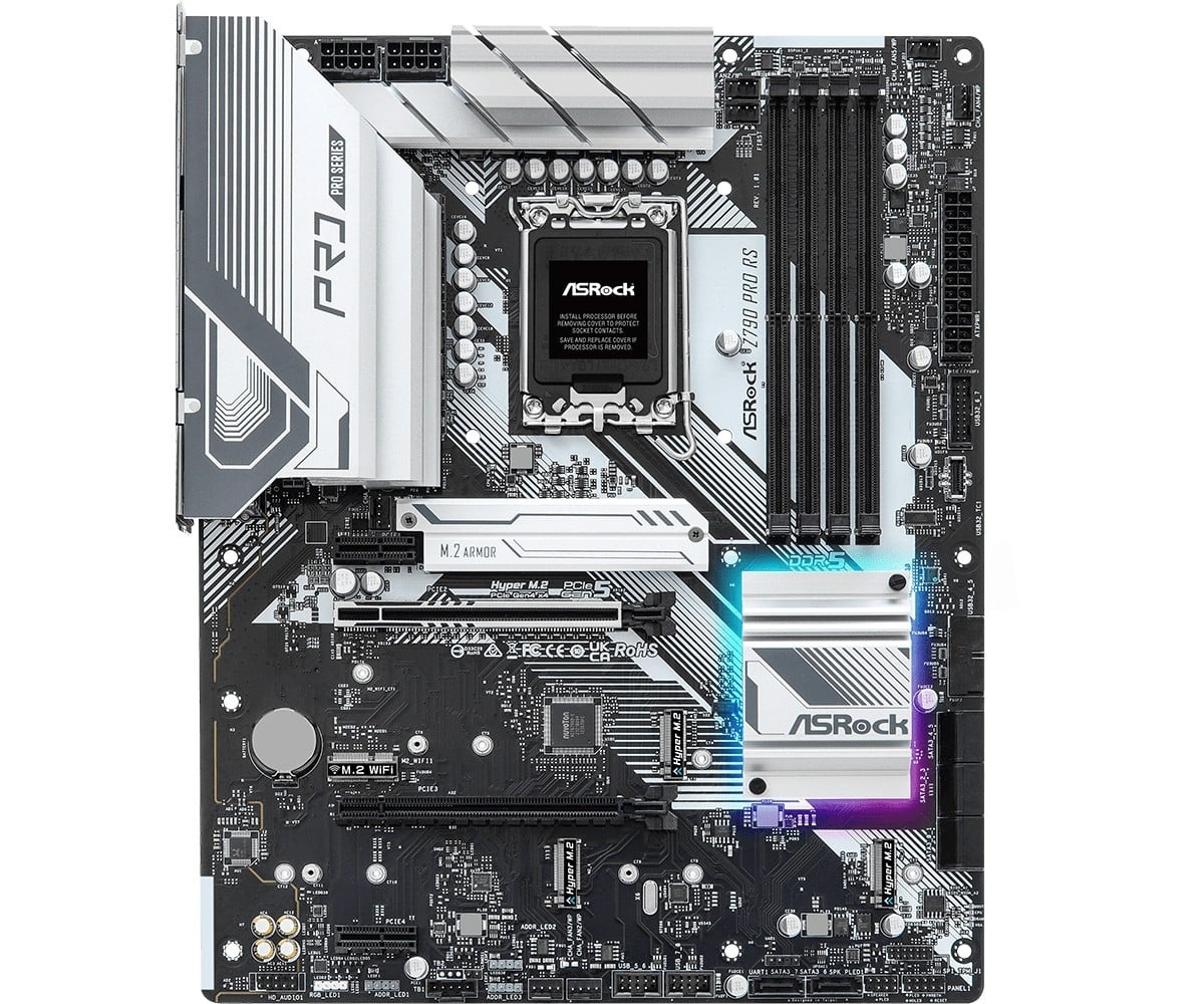ASROCK Asrock Z790 Pro RS Intel Z790 LGA 1700 ATX - COMPONENTI | TecnoCARE.net Sabaudia, Latina, Terracina, San Felice Circeo e Pontinia