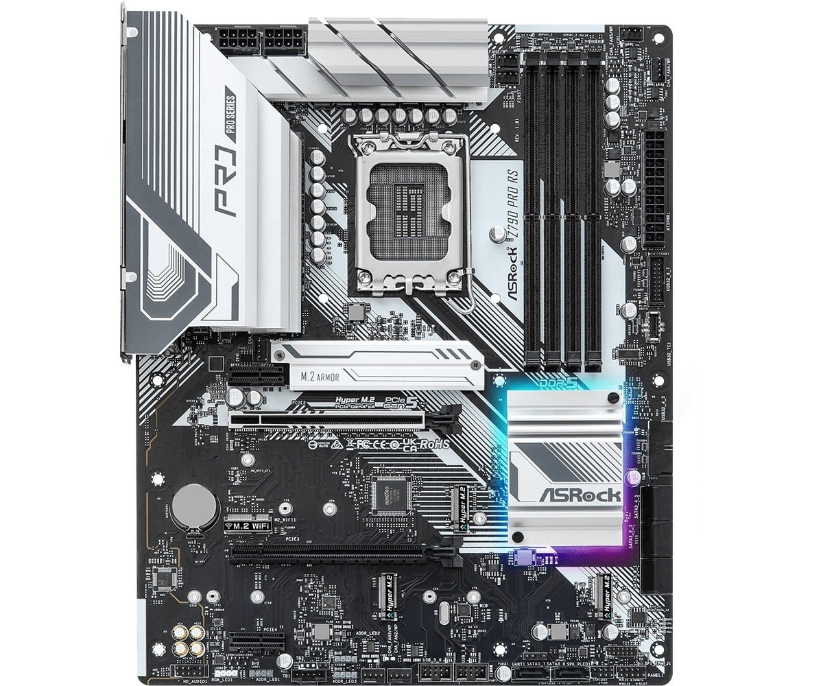 ASROCK Asrock Z790 Pro RS Intel Z790 LGA 1700 ATX - COMPONENTI | TecnoCARE.net Sabaudia, Latina, Terracina, San Felice Circeo e Pontinia