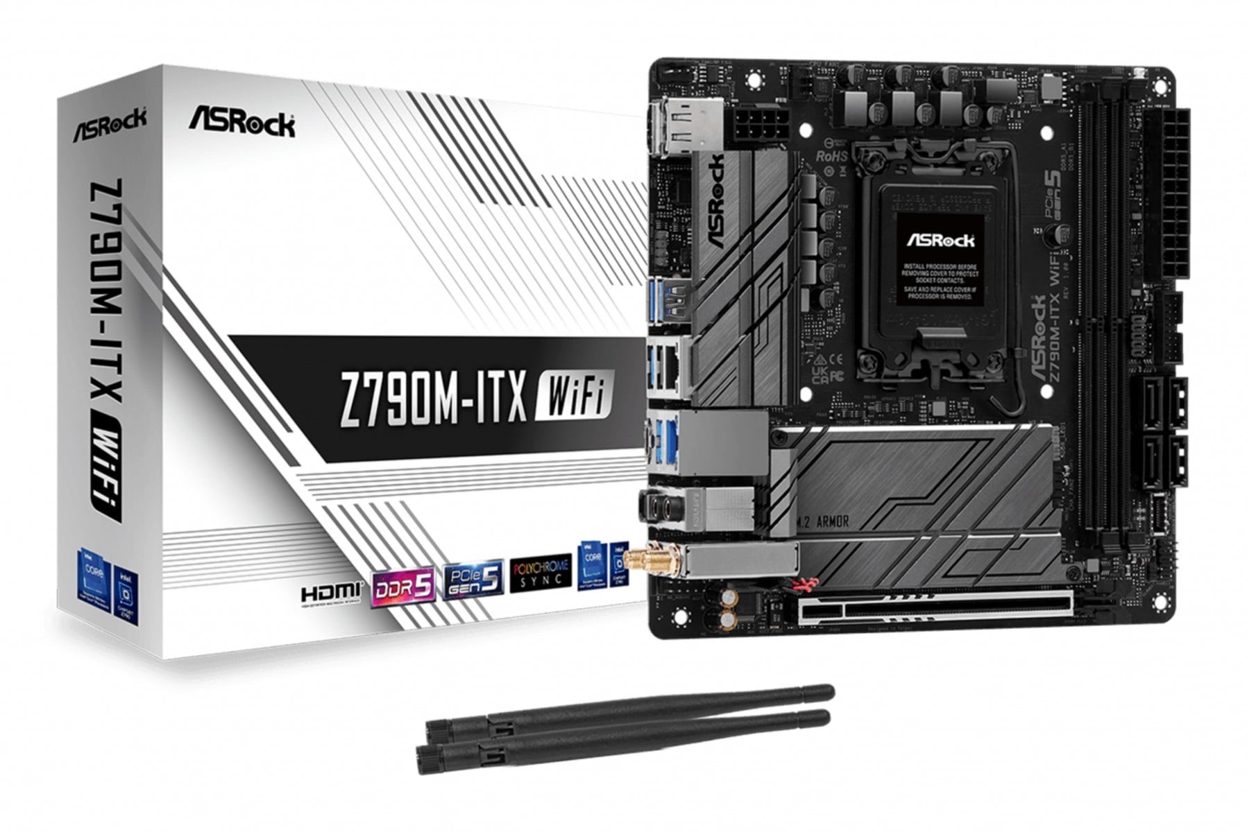 ASROCK Asrock Z790M-ITX WiFi Intel Z790 LGA 1700 mini ITX - COMPONENTI | TecnoCARE.net Sabaudia, Latina, Terracina, San Felice Circeo e Pontinia