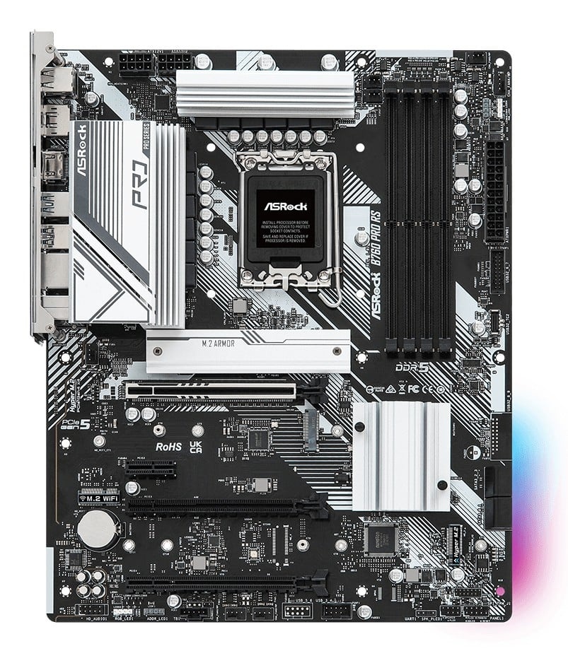 ASROCK Asrock B760 PRO RS Intel B760 LGA 1700 ATX - COMPONENTI | TecnoCARE.net Sabaudia, Latina, Terracina, San Felice Circeo e Pontinia