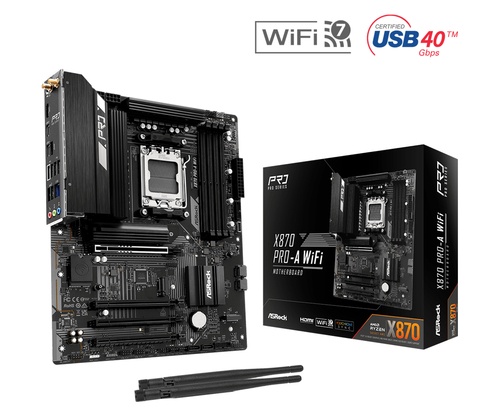 ASROCK ASROCK MB AMD AM5 X870/4DDRS/WIFI - MAINBOARD | TecnoCARE.net Sabaudia, Latina, Terracina, San Felice Circeo e Pontinia