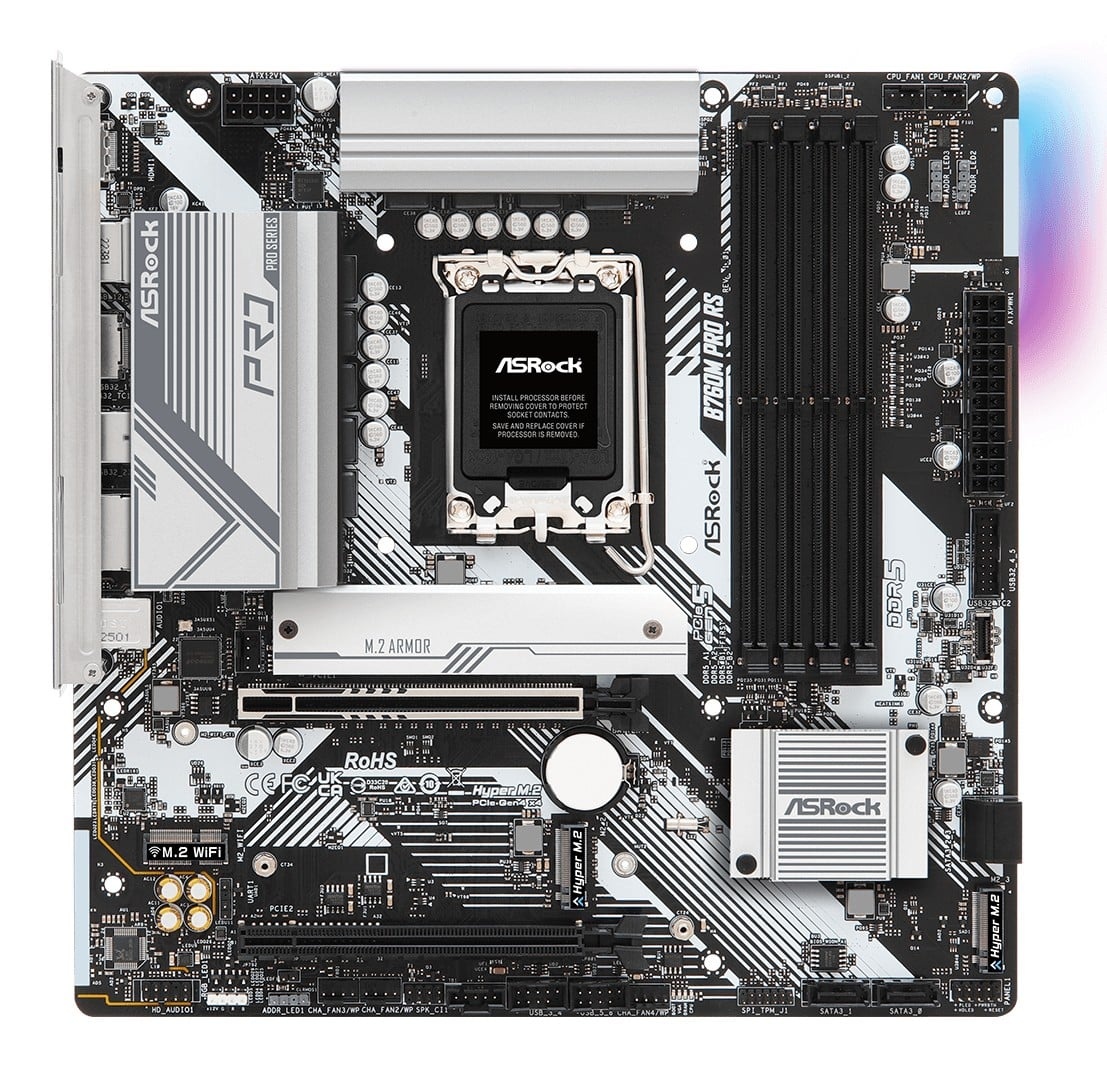 ASROCK Asrock B760M Pro RS Intel B760 LGA 1700 micro ATX - COMPONENTI | TecnoCARE.net Sabaudia, Latina, Terracina, San Felice Circeo e Pontinia