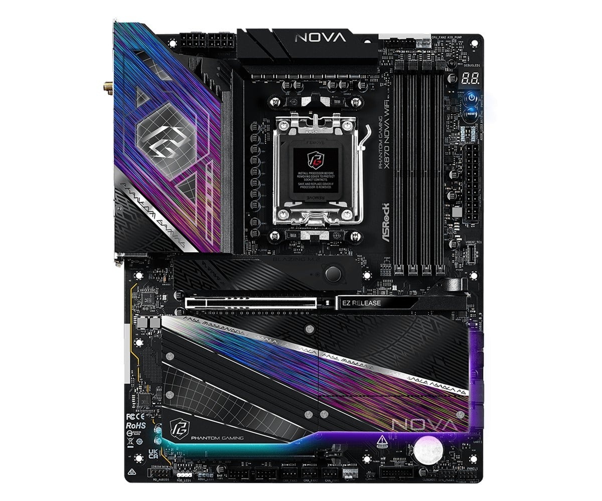 ASROCK Asrock X870 NOVA WIFI AMD X870 Socket AM5 ATX - COMPONENTI | TecnoCARE.net Sabaudia, Latina, Terracina, San Felice Circeo e Pontinia