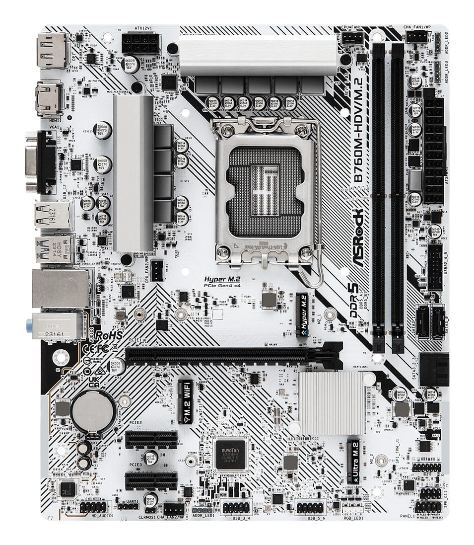 ASROCK Asrock B760M-HDV/M.2 scheda madre Intel B760 LGA 1700 micro ATX - COMPONENTI | TecnoCARE.net Sabaudia, Latina, Terracina, San Felice Circeo e Pontinia