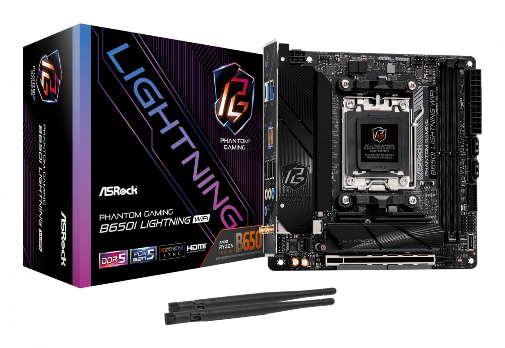 ASROCK ASRock B650I LIGHTNING WIFI Scheda madre Mini ITX con supporto Wi-Fi 6E e DDR5 - COMPONENTI | TecnoCARE.net Sabaudia, Latina, Terracina, San Felice Circeo e Pontinia