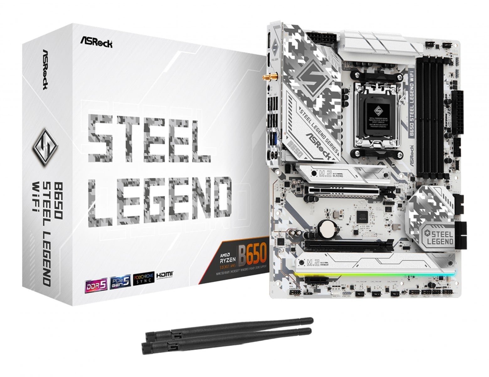 ASROCK Asrock B650 Steel Legend WiFi AMD B650 Socket AM5 ATX - COMPONENTI | TecnoCARE.net Sabaudia, Latina, Terracina, San Felice Circeo e Pontinia