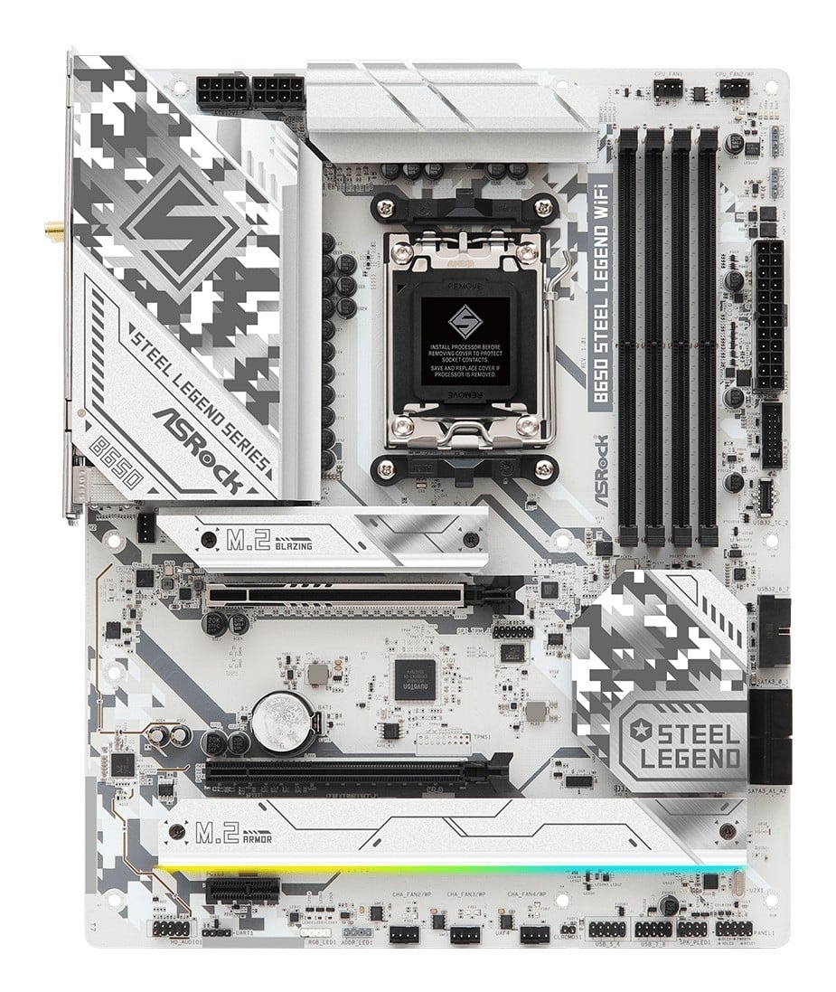 ASROCK Asrock B650 Steel Legend WiFi AMD B650 Socket AM5 ATX - COMPONENTI | TecnoCARE.net Sabaudia, Latina, Terracina, San Felice Circeo e Pontinia