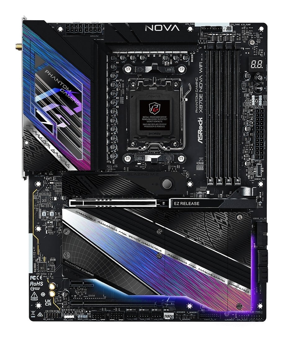 ASROCK Asrock MK X870E NOVA WIFI AMD X870E Socket AM5 ATX - COMPONENTI | TecnoCARE.net Sabaudia, Latina, Terracina, San Felice Circeo e Pontinia
