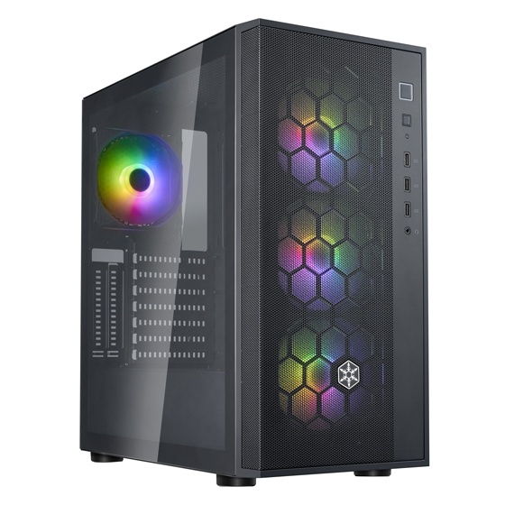 SILVERSTONE TECHNOLOGY SILVERSTONE CASE SST-FAR1B-PRO-V2 FARA R1 PRO V2, ARGB, VETRO TEMPERATO, NERO - CASE | TecnoCARE.net Sabaudia, Latina, Terracina, San Felice Circeo e Pontinia