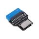 SILVERSTONE TECHNOLOGY SilverStone CP14-R Adattatore connettore interno da USB 3.0 a USB 3.1 Type-C - CASE ACCESSORI | TecnoCARE.net Sabaudia, Latina, Terracina, San Felice Circeo e Pontinia