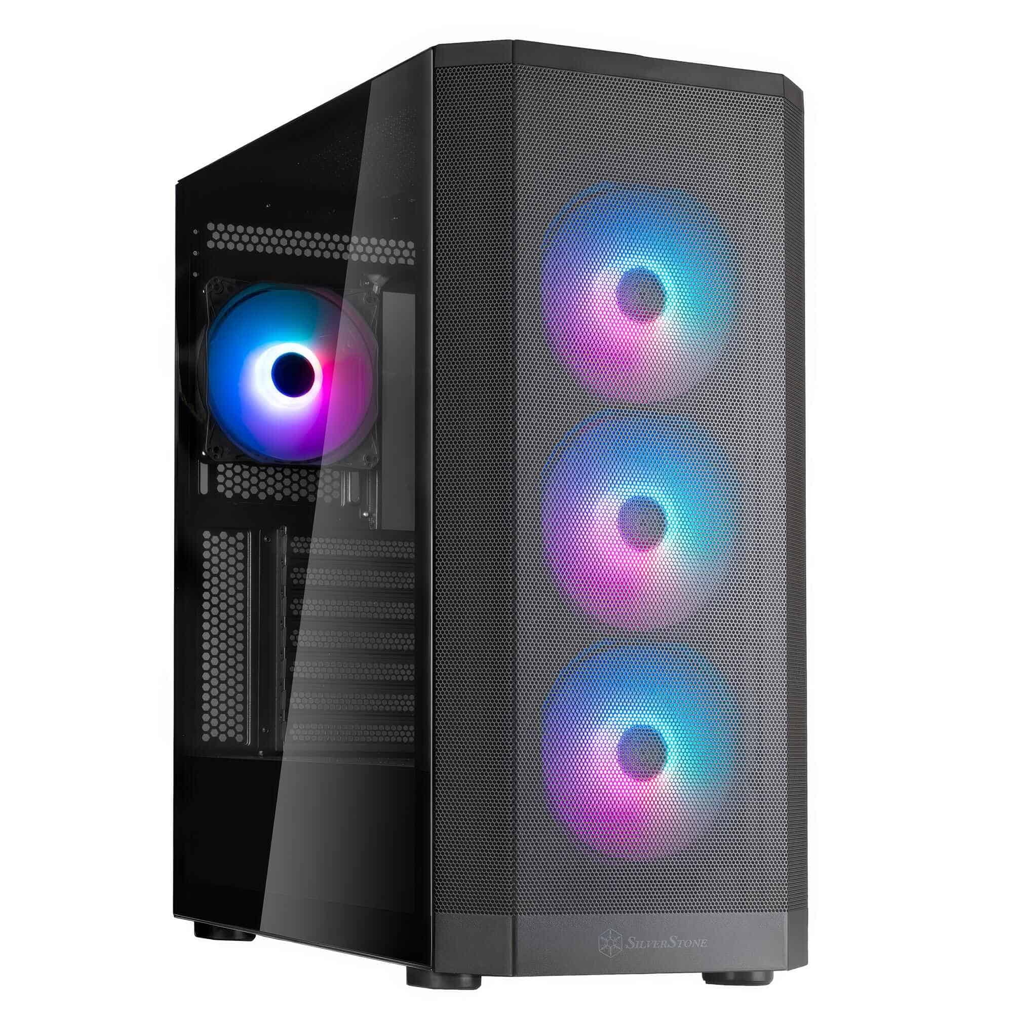 SILVERSTONE TECHNOLOGY Silverstone FARA 514X, ARGB, Tempered Glass  - Nero - CASE | TecnoCARE.net Sabaudia, Latina, Terracina, San Felice Circeo e Pontinia