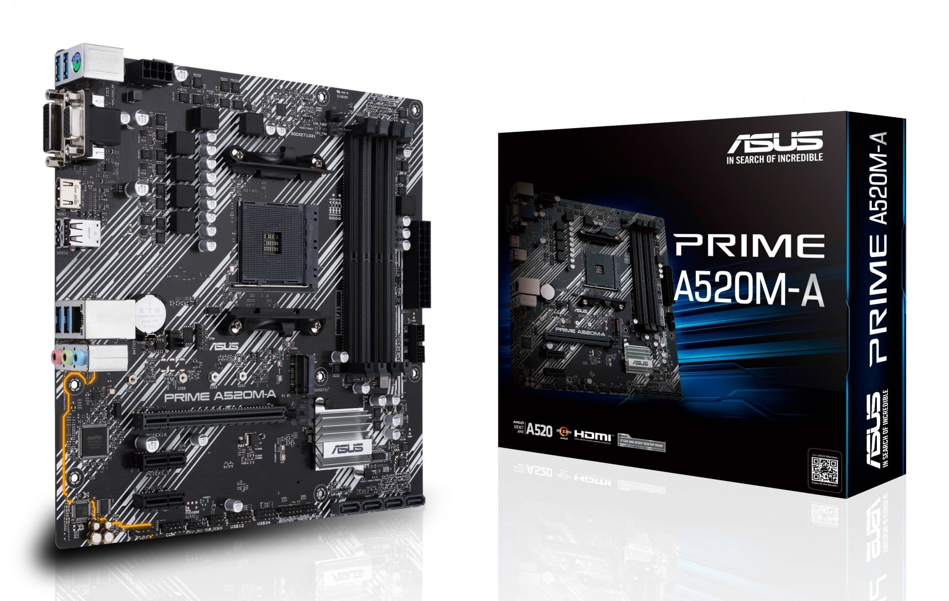 ASUS ASUS PRIME A520M-A II/CSM AMD A520 Socket AM4 micro ATX - COMPONENTI | TecnoCARE.net Sabaudia, Latina, Terracina, San Felice Circeo e Pontinia