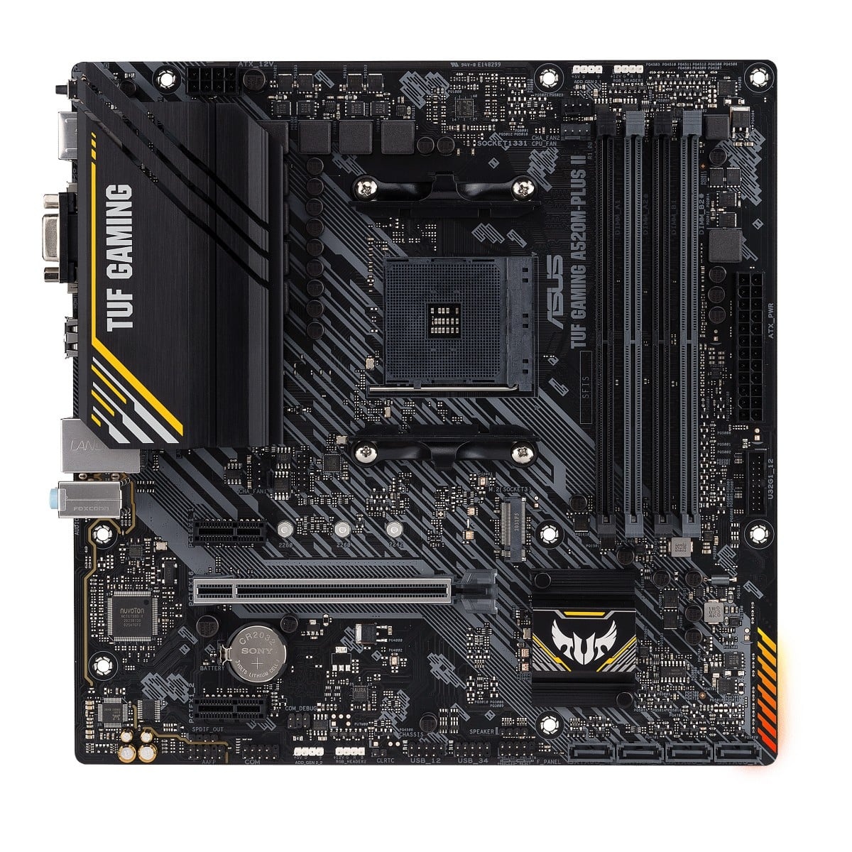 ASUS ASUS TUF GAMING A520M-PLUS II AMD A520 Socket AM4 micro ATX - COMPONENTI | TecnoCARE.net Sabaudia, Latina, Terracina, San Felice Circeo e Pontinia