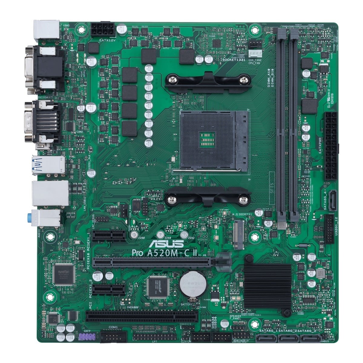 ASUS ASUS PRO A520M-C II/CSM AMD A520 Socket AM4 micro ATX - COMPONENTI | TecnoCARE.net Sabaudia, Latina, Terracina, San Felice Circeo e Pontinia