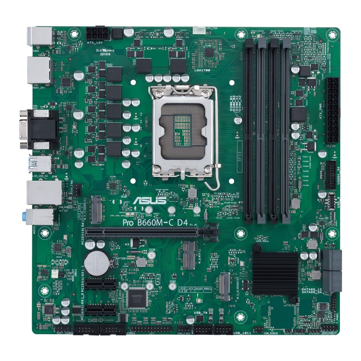 ASUS ASUS PRO B660M-C D4-CSM Intel B660 LGA 1700 micro ATX - COMPONENTI | TecnoCARE.net Sabaudia, Latina, Terracina, San Felice Circeo e Pontinia