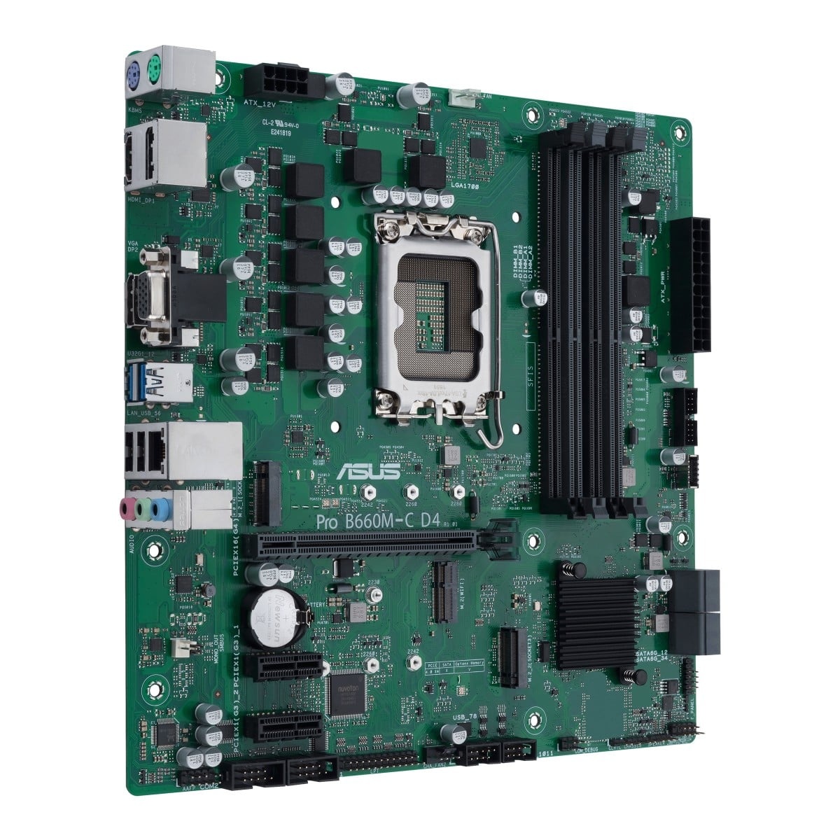 ASUS ASUS PRO B660M-C D4-CSM Intel B660 LGA 1700 micro ATX - COMPONENTI | TecnoCARE.net Sabaudia, Latina, Terracina, San Felice Circeo e Pontinia
