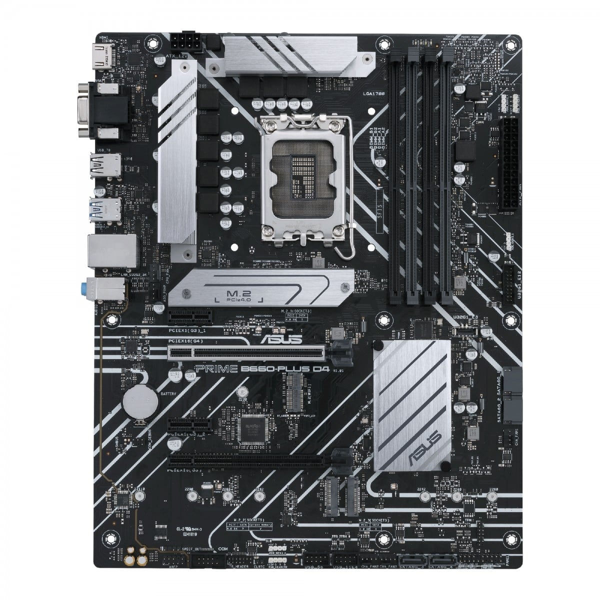 ASUS ASUS PRIME B660-PLUS D4 Intel B660 LGA 1700 ATX - COMPONENTI | TecnoCARE.net Sabaudia, Latina, Terracina, San Felice Circeo e Pontinia