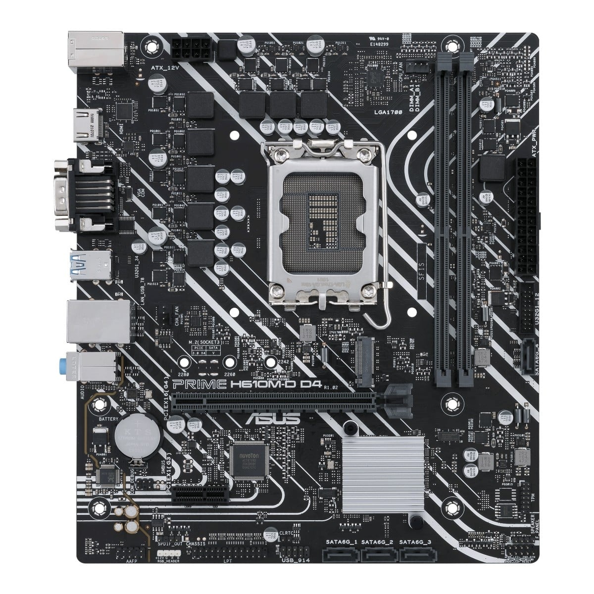 ASUS ASUS PRIME H610M-D D4 Intel H610 LGA 1700 micro ATX - COMPONENTI | TecnoCARE.net Sabaudia, Latina, Terracina, San Felice Circeo e Pontinia
