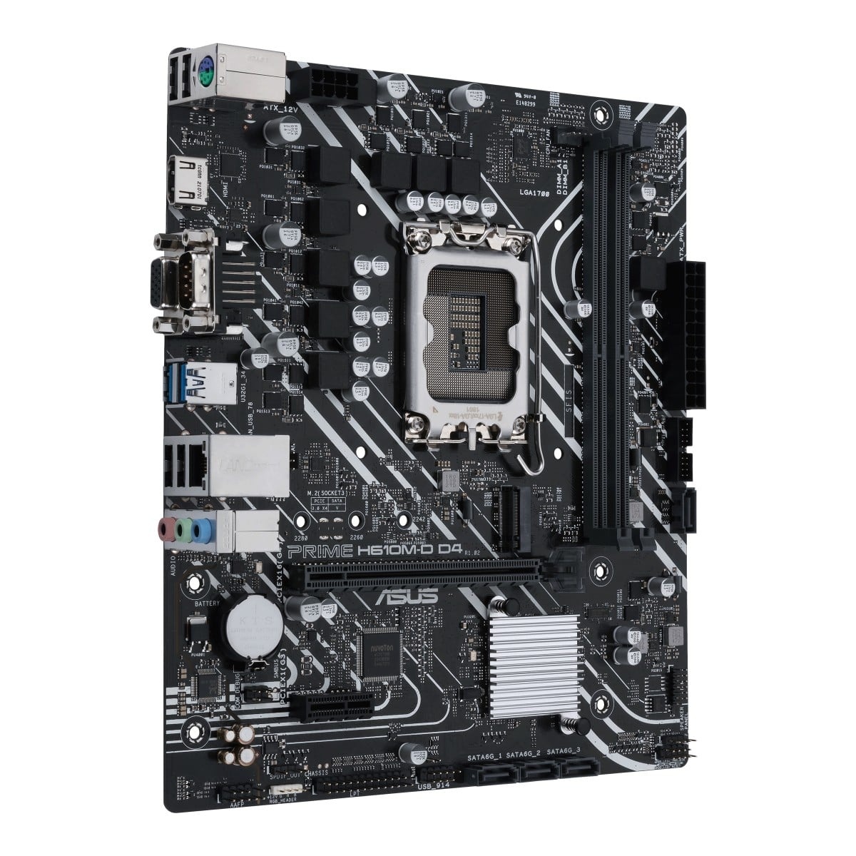 ASUS ASUS PRIME H610M-D D4 Intel H610 LGA 1700 micro ATX - COMPONENTI | TecnoCARE.net Sabaudia, Latina, Terracina, San Felice Circeo e Pontinia