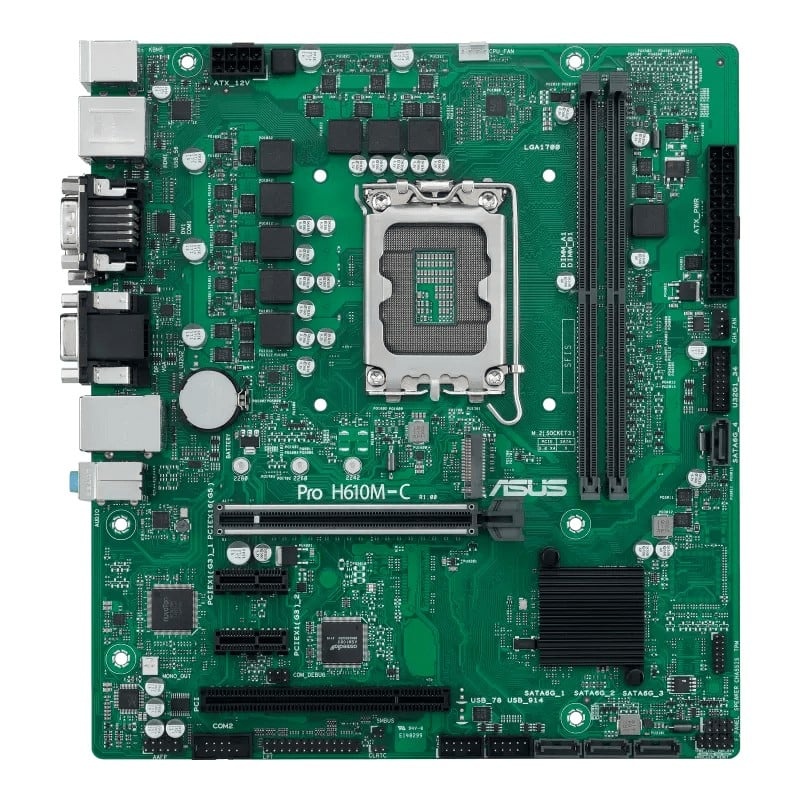 ASUS ASUS Pro H610M-C-CSM Intel H610 LGA 1700 micro ATX - COMPONENTI | TecnoCARE.net Sabaudia, Latina, Terracina, San Felice Circeo e Pontinia
