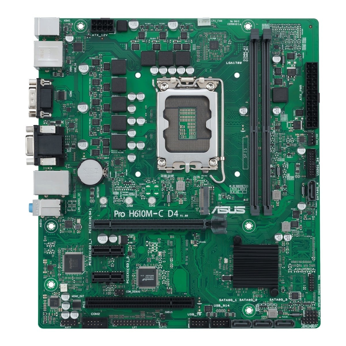 ASUS ASUS PRO H610M-C D4-CSM Intel H610 LGA 1700 micro ATX - COMPONENTI | TecnoCARE.net Sabaudia, Latina, Terracina, San Felice Circeo e Pontinia